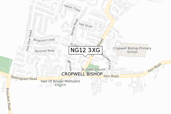 NG12 3XG map - large scale - OS Open Zoomstack (Ordnance Survey) NG12 3XG map - large scale - OS Open Zoomstack (Ordnance Survey)