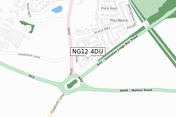 NG12 4DU map - large scale - OS Open Zoomstack (Ordnance Survey) NG12 4DU map - large scale - OS Open Zoomstack (Ordnance Survey)
