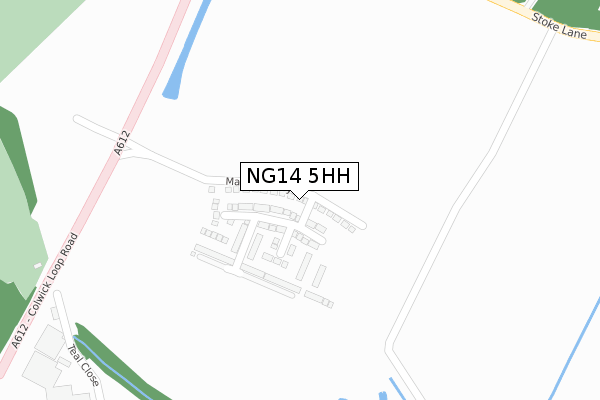 NG14 5HH map - large scale - OS Open Zoomstack (Ordnance Survey) NG14 5HH map - large scale - OS Open Zoomstack (Ordnance Survey)