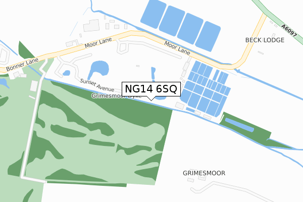 NG14 6SQ map - large scale - OS Open Zoomstack (Ordnance Survey) NG14 6SQ map - large scale - OS Open Zoomstack (Ordnance Survey)