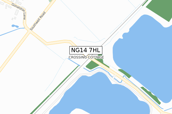 NG14 7HL map - large scale - OS Open Zoomstack (Ordnance Survey) NG14 7HL map - large scale - OS Open Zoomstack (Ordnance Survey)