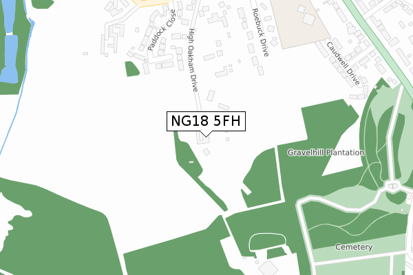 NG18 5FH map - large scale - OS Open Zoomstack (Ordnance Survey) NG18 5FH map - large scale - OS Open Zoomstack (Ordnance Survey)