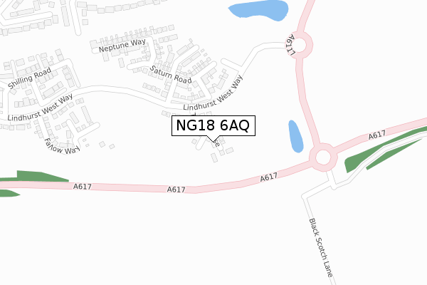 NG18 6AQ map - large scale - OS Open Zoomstack (Ordnance Survey) NG18 6AQ map - large scale - OS Open Zoomstack (Ordnance Survey)