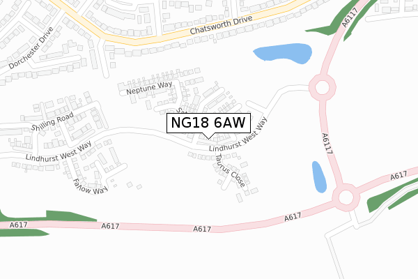 NG18 6AW map - large scale - OS Open Zoomstack (Ordnance Survey) NG18 6AW map - large scale - OS Open Zoomstack (Ordnance Survey)