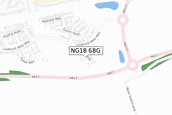 NG18 6BG map - large scale - OS Open Zoomstack (Ordnance Survey) NG18 6BG map - large scale - OS Open Zoomstack (Ordnance Survey)