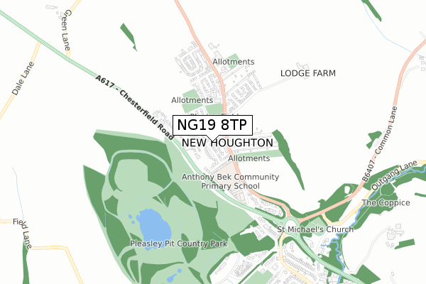 NG19 8TP map - small scale - OS Open Zoomstack (Ordnance Survey) NG19 8TP map - small scale - OS Open Zoomstack (Ordnance Survey)
