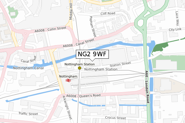 NG2 9WF map - large scale - OS Open Zoomstack (Ordnance Survey) NG2 9WF map - large scale - OS Open Zoomstack (Ordnance Survey)