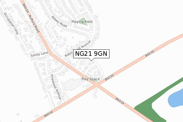 NG21 9GN map - large scale - OS Open Zoomstack (Ordnance Survey) NG21 9GN map - large scale - OS Open Zoomstack (Ordnance Survey)