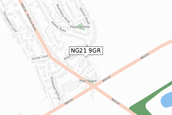 NG21 9GR map - large scale - OS Open Zoomstack (Ordnance Survey) NG21 9GR map - large scale - OS Open Zoomstack (Ordnance Survey)