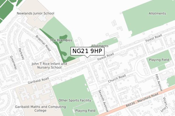 NG21 9HP map - large scale - OS Open Zoomstack (Ordnance Survey) NG21 9HP map - large scale - OS Open Zoomstack (Ordnance Survey)