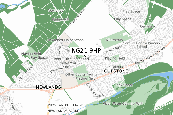NG21 9HP map - small scale - OS Open Zoomstack (Ordnance Survey) NG21 9HP map - small scale - OS Open Zoomstack (Ordnance Survey)