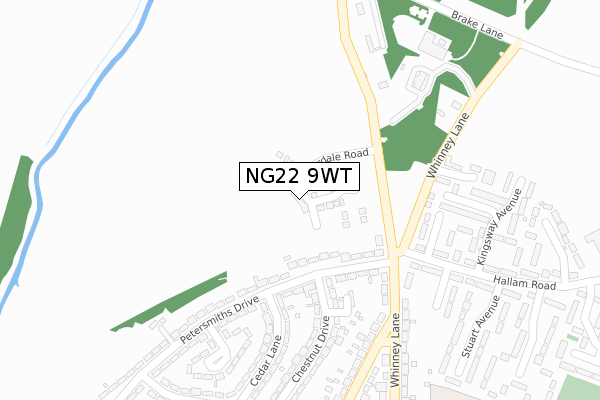 NG22 9WT map - large scale - OS Open Zoomstack (Ordnance Survey) NG22 9WT map - large scale - OS Open Zoomstack (Ordnance Survey)