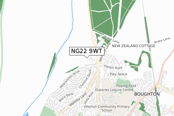 NG22 9WT map - small scale - OS Open Zoomstack (Ordnance Survey) NG22 9WT map - small scale - OS Open Zoomstack (Ordnance Survey)