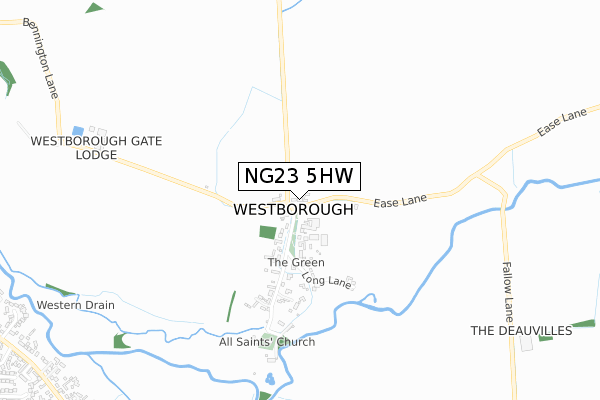 NG23 5HW map - small scale - OS Open Zoomstack (Ordnance Survey) NG23 5HW map - small scale - OS Open Zoomstack (Ordnance Survey)