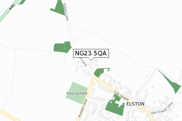 NG23 5QA map - large scale - OS Open Zoomstack (Ordnance Survey) NG23 5QA map - large scale - OS Open Zoomstack (Ordnance Survey)