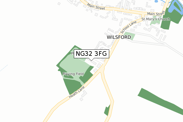 NG32 3FG map - large scale - OS Open Zoomstack (Ordnance Survey) NG32 3FG map - large scale - OS Open Zoomstack (Ordnance Survey)