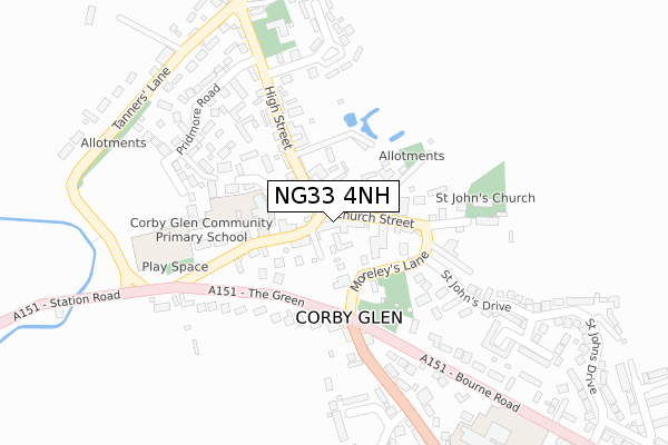 NG33 4NH map - large scale - OS Open Zoomstack (Ordnance Survey) NG33 4NH map - large scale - OS Open Zoomstack (Ordnance Survey)