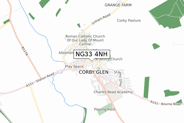 NG33 4NH map - small scale - OS Open Zoomstack (Ordnance Survey) NG33 4NH map - small scale - OS Open Zoomstack (Ordnance Survey)