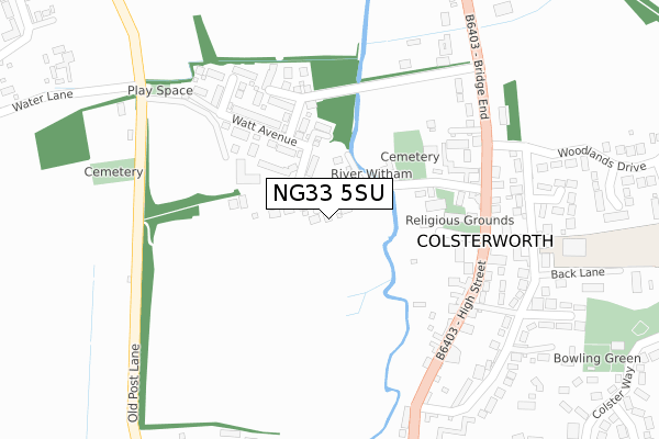 NG33 5SU map - large scale - OS Open Zoomstack (Ordnance Survey) NG33 5SU map - large scale - OS Open Zoomstack (Ordnance Survey)