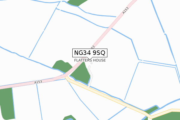 NG34 9SQ map - large scale - OS Open Zoomstack (Ordnance Survey) NG34 9SQ map - large scale - OS Open Zoomstack (Ordnance Survey)