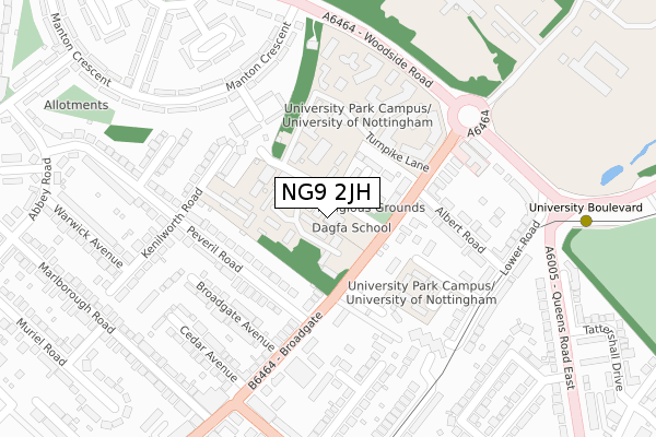 NG9 2JH map - large scale - OS Open Zoomstack (Ordnance Survey) NG9 2JH map - large scale - OS Open Zoomstack (Ordnance Survey)