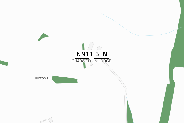 NN11 3FN map - large scale - OS Open Zoomstack (Ordnance Survey)