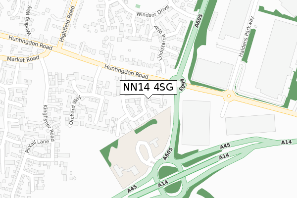 NN14 4SG map - large scale - OS Open Zoomstack (Ordnance Survey) NN14 4SG map - large scale - OS Open Zoomstack (Ordnance Survey)