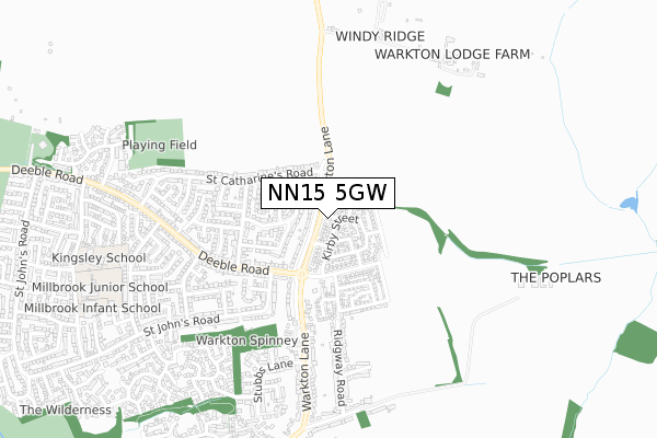 NN15 5GW map - small scale - OS Open Zoomstack (Ordnance Survey) NN15 5GW map - small scale - OS Open Zoomstack (Ordnance Survey)