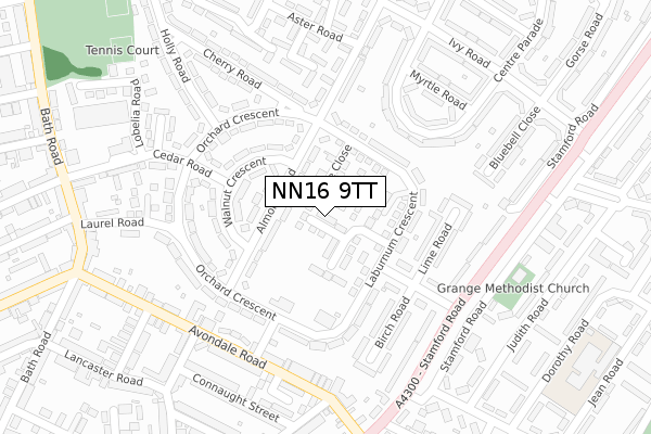 NN16 9TT map - large scale - OS Open Zoomstack (Ordnance Survey) NN16 9TT map - large scale - OS Open Zoomstack (Ordnance Survey)
