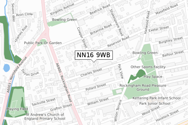 NN16 9WB map - large scale - OS Open Zoomstack (Ordnance Survey) NN16 9WB map - large scale - OS Open Zoomstack (Ordnance Survey)