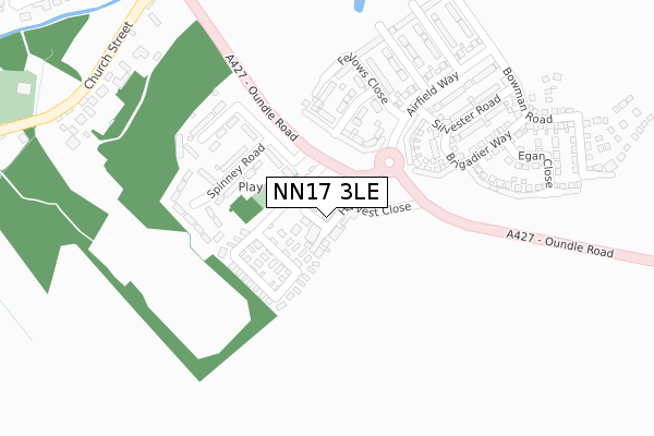 NN17 3LE map - large scale - OS Open Zoomstack (Ordnance Survey) NN17 3LE map - large scale - OS Open Zoomstack (Ordnance Survey)