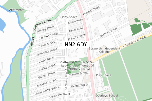 NN2 6DY map - large scale - OS Open Zoomstack (Ordnance Survey) NN2 6DY map - large scale - OS Open Zoomstack (Ordnance Survey)