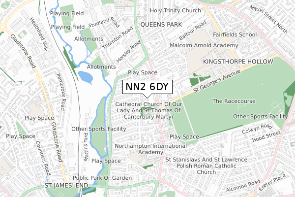 NN2 6DY map - small scale - OS Open Zoomstack (Ordnance Survey) NN2 6DY map - small scale - OS Open Zoomstack (Ordnance Survey)