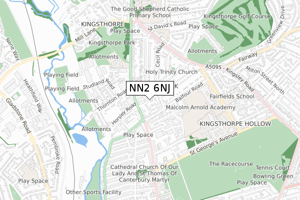 NN2 6NJ map - small scale - OS Open Zoomstack (Ordnance Survey) NN2 6NJ map - small scale - OS Open Zoomstack (Ordnance Survey)