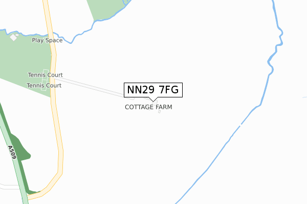 NN29 7FG map - large scale - OS Open Zoomstack (Ordnance Survey) NN29 7FG map - large scale - OS Open Zoomstack (Ordnance Survey)