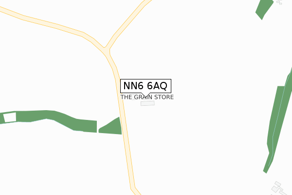 NN6 6AQ map - large scale - OS Open Zoomstack (Ordnance Survey)