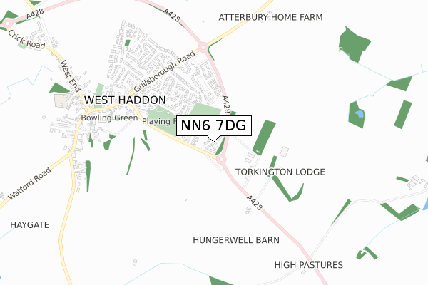 NN6 7DG map - small scale - OS Open Zoomstack (Ordnance Survey) NN6 7DG map - small scale - OS Open Zoomstack (Ordnance Survey)