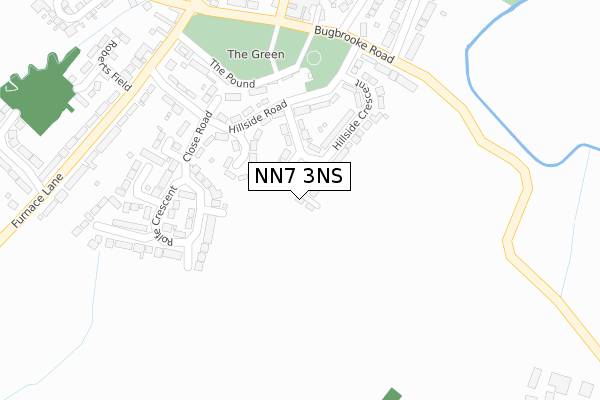 NN7 3NS map - large scale - OS Open Zoomstack (Ordnance Survey) NN7 3NS map - large scale - OS Open Zoomstack (Ordnance Survey)
