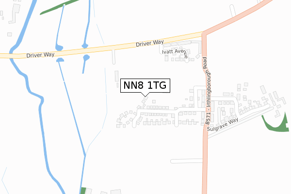 NN8 1TG map - large scale - OS Open Zoomstack (Ordnance Survey) NN8 1TG map - large scale - OS Open Zoomstack (Ordnance Survey)