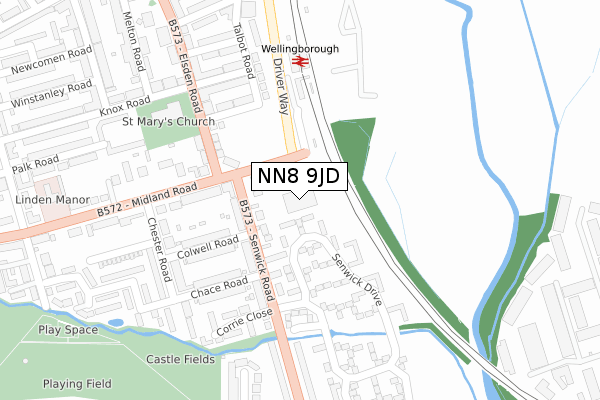 NN8 9JD map - large scale - OS Open Zoomstack (Ordnance Survey) NN8 9JD map - large scale - OS Open Zoomstack (Ordnance Survey)