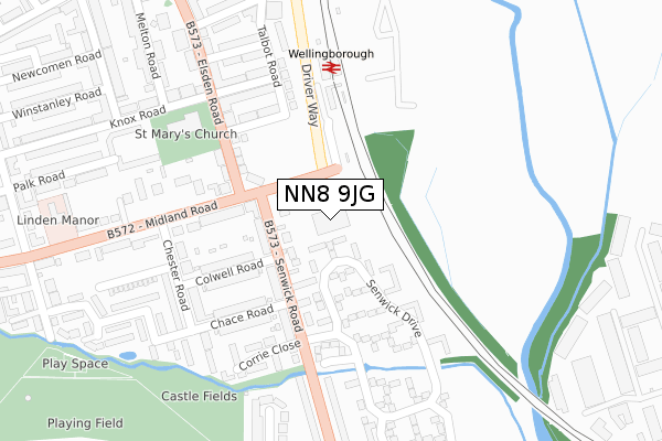 NN8 9JG map - large scale - OS Open Zoomstack (Ordnance Survey) NN8 9JG map - large scale - OS Open Zoomstack (Ordnance Survey)