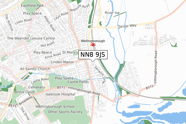NN8 9JS map - small scale - OS Open Zoomstack (Ordnance Survey) NN8 9JS map - small scale - OS Open Zoomstack (Ordnance Survey)