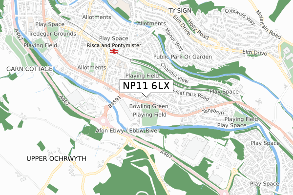NP11 6LX map - small scale - OS Open Zoomstack (Ordnance Survey) NP11 6LX map - small scale - OS Open Zoomstack (Ordnance Survey)