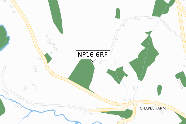 NP16 6RF map - large scale - OS Open Zoomstack (Ordnance Survey) NP16 6RF map - large scale - OS Open Zoomstack (Ordnance Survey)