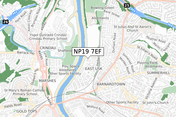 NP19 7EF map - small scale - OS Open Zoomstack (Ordnance Survey) NP19 7EF map - small scale - OS Open Zoomstack (Ordnance Survey)