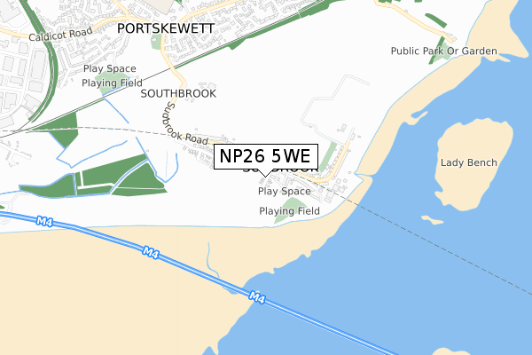 NP26 5WE map - small scale - OS Open Zoomstack (Ordnance Survey) NP26 5WE map - small scale - OS Open Zoomstack (Ordnance Survey)
