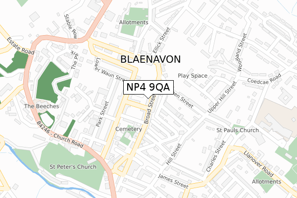 NP4 9QA map - large scale - OS Open Zoomstack (Ordnance Survey) NP4 9QA map - large scale - OS Open Zoomstack (Ordnance Survey)