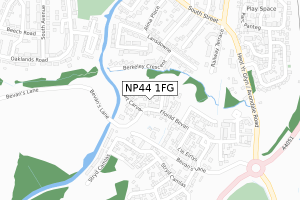 NP44 1FG map - large scale - OS Open Zoomstack (Ordnance Survey) NP44 1FG map - large scale - OS Open Zoomstack (Ordnance Survey)