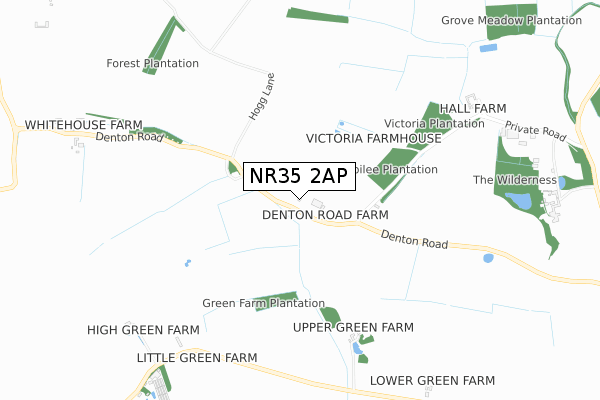 NR35 2AP map - small scale - OS Open Zoomstack (Ordnance Survey) NR35 2AP map - small scale - OS Open Zoomstack (Ordnance Survey)