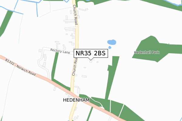 NR35 2BS map - large scale - OS Open Zoomstack (Ordnance Survey) NR35 2BS map - large scale - OS Open Zoomstack (Ordnance Survey)